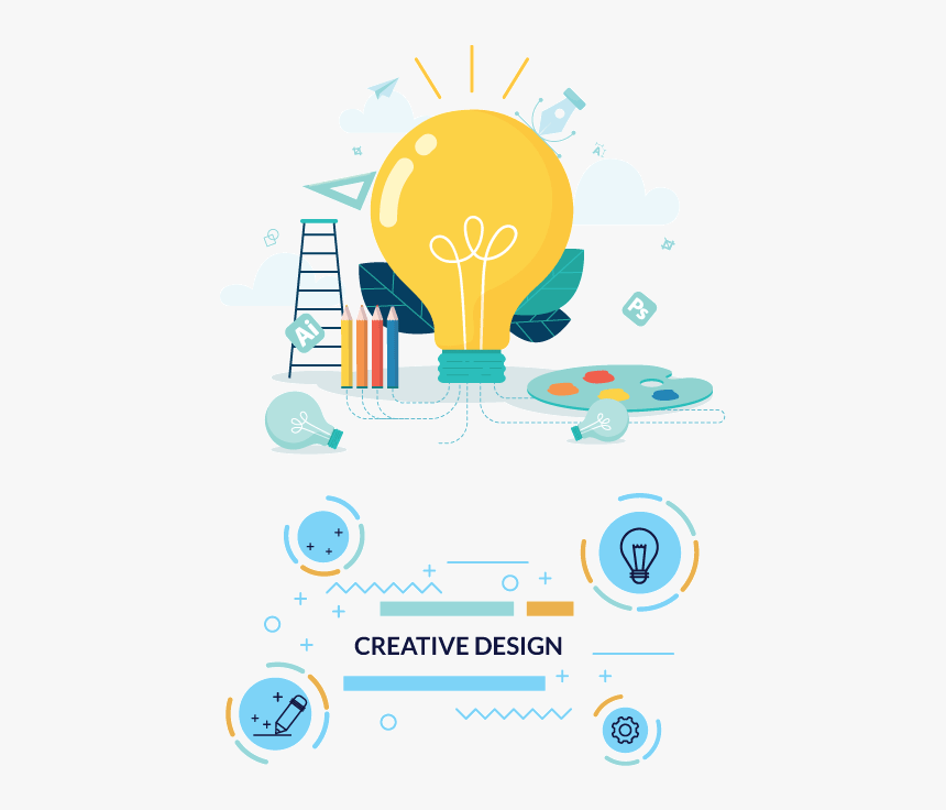 Creative-design - Creatividad Y Generacion De Ideas, HD Png Download