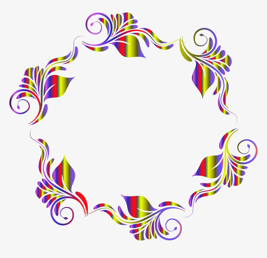 Circle Flower Clipart Banner Freeuse Library Clipart - Clipart Of Circle Flower, HD Png Download