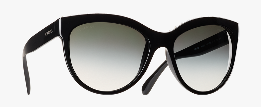 Chanel Black Sunglasses Pearl, HD Png Download