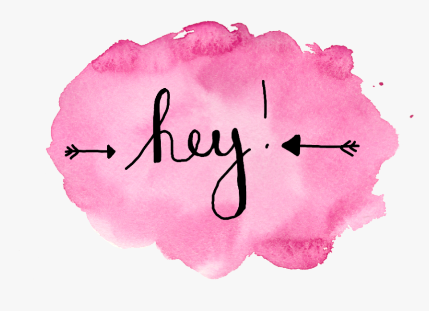 #pinkbrush #hey #calligraphy #handlettering #pink #brush - Calligraphy, HD Png Download