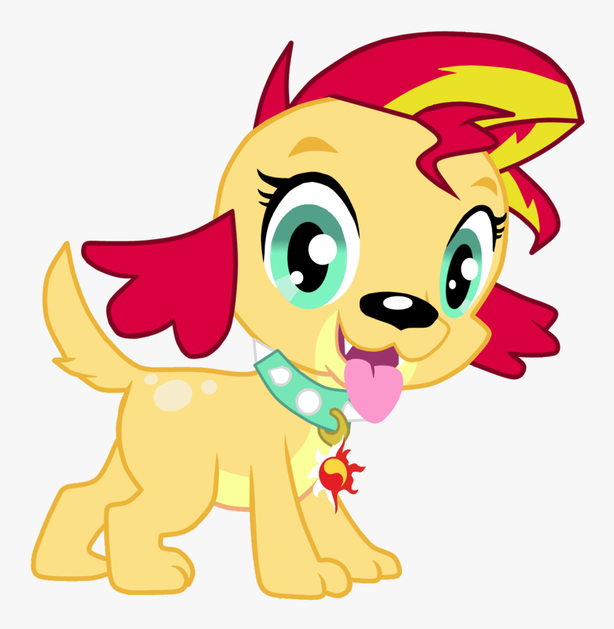 Sunset Shimmer Dog Vector By Destinyshirshuxd-d6ci4sf - Sunset Shimmer Applejack Fluttershy Pinkie Pie Rainbow, HD Png Download