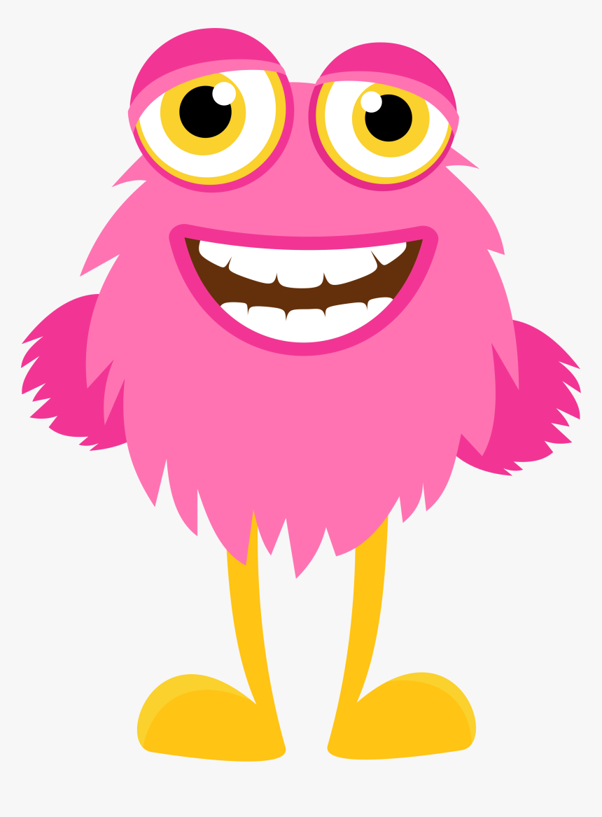 Clipart Pink Little Monster, HD Png Download