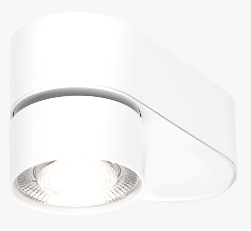 Led Single Oval Surface Mounted Spotlight White - Lampshade, HD Png Download