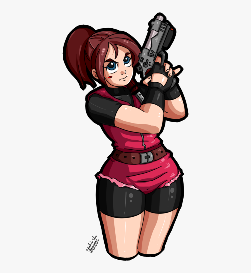 Claire Resident Evil Degeneration Fanart, HD Png Download