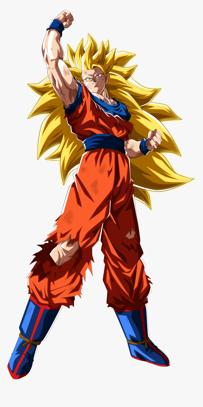 Goku Super Sayajin 3, HD Png Download