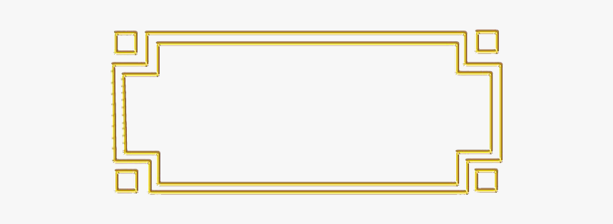 中国风金色边框图片 - Parallel, HD Png Download