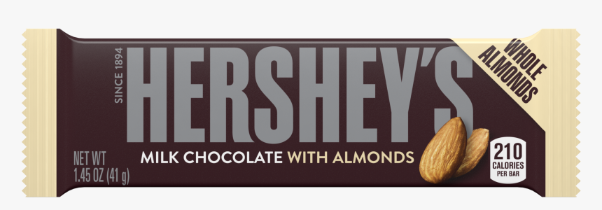 Hershey Almond Bar Calories, HD Png Download
