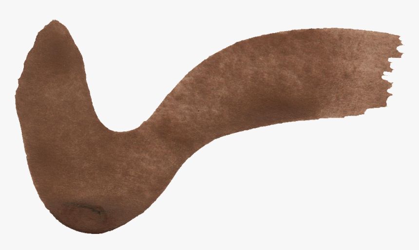 Brown Watercolor Brush Png, Transparent Png