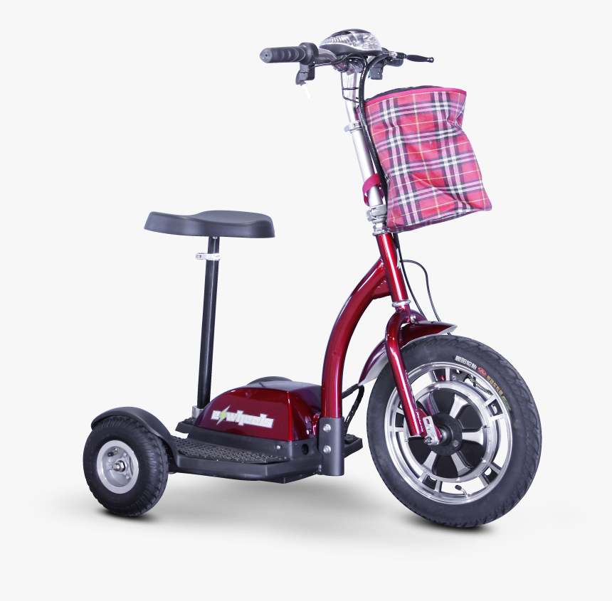 Ewheels Ew-18 Stand/ride Scooter With Folding Tiller, HD Png Download