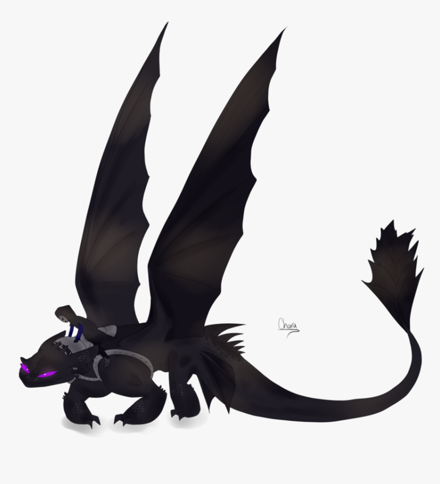 Artemis And Cole By Sprixern - Train Your Dragon Night Fury, HD Png Download