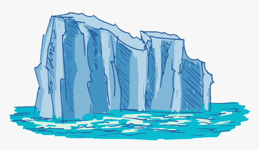Glacier Melting In Cartoon, HD Png Download