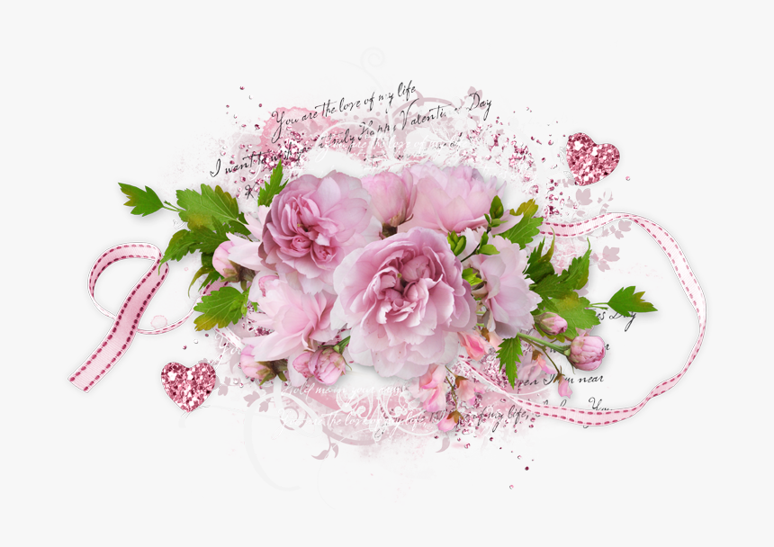 Digital Scrapbooking Flower Cluster Png, Transparent Png