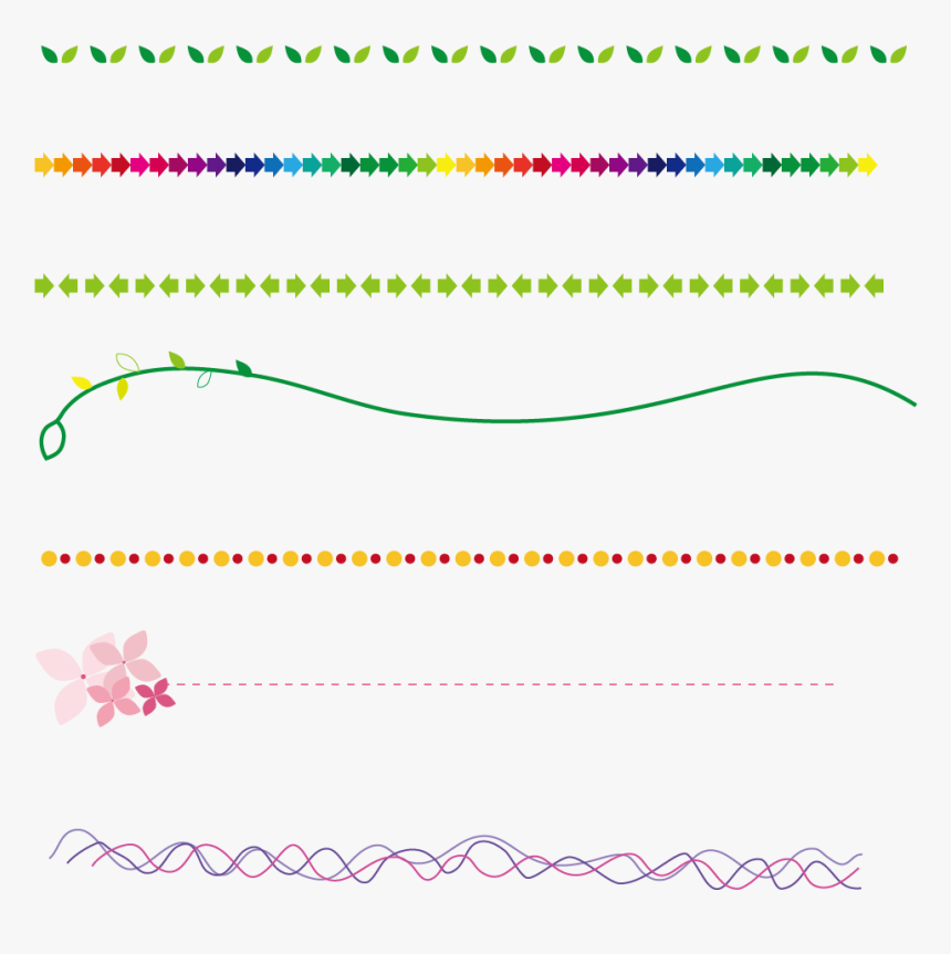 分割线边框线手绘矢量装饰 - Style, HD Png Download