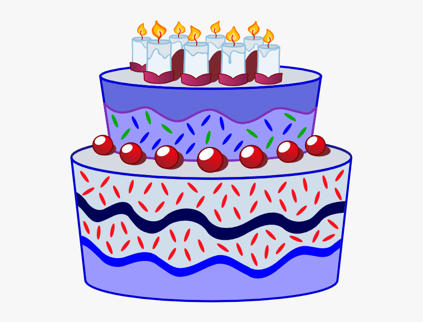 Birthday Cake Clipart Free - Birthday Cake Boy Cartoon, HD Png Download