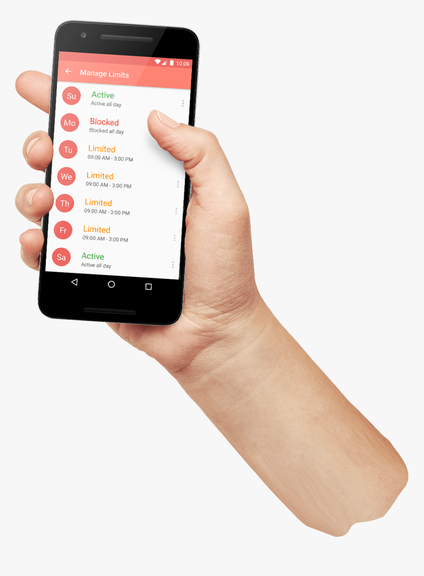 Children Hand Smartphone, HD Png Download