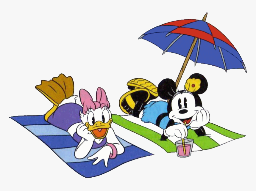 Minnie Daisy Together Clipart - Cartoon, HD Png Download