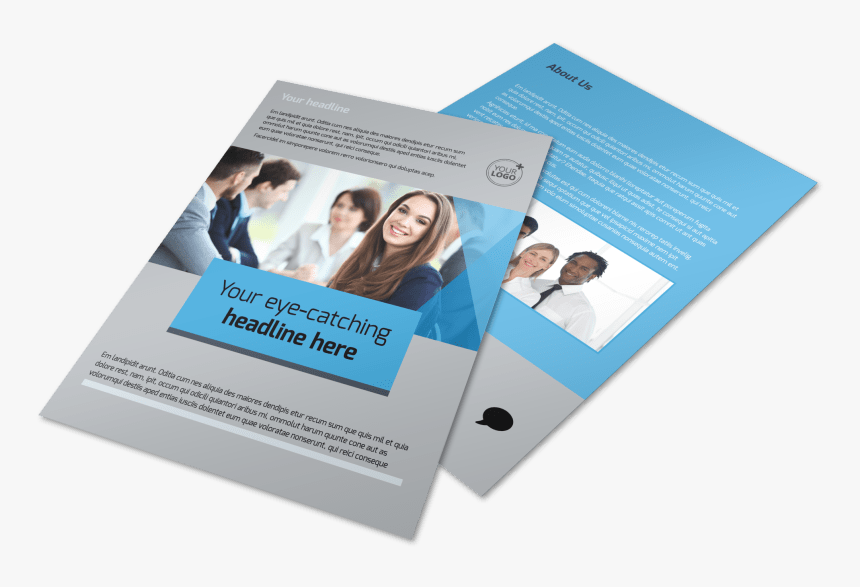 Business Banking Flyer Template Preview - Flyer, HD Png Download
