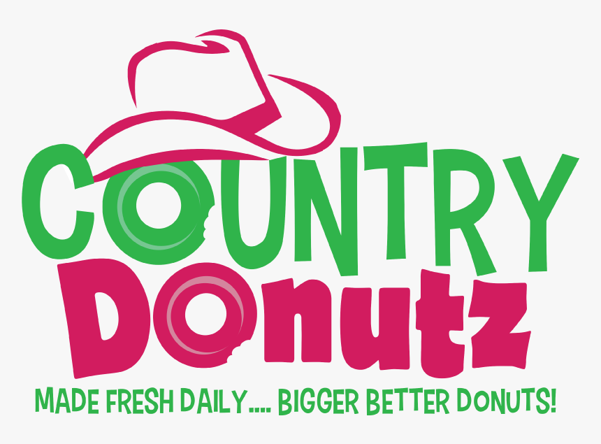 Country Donutz Logo - Country Donuts Salisbury Nc, HD Png Download