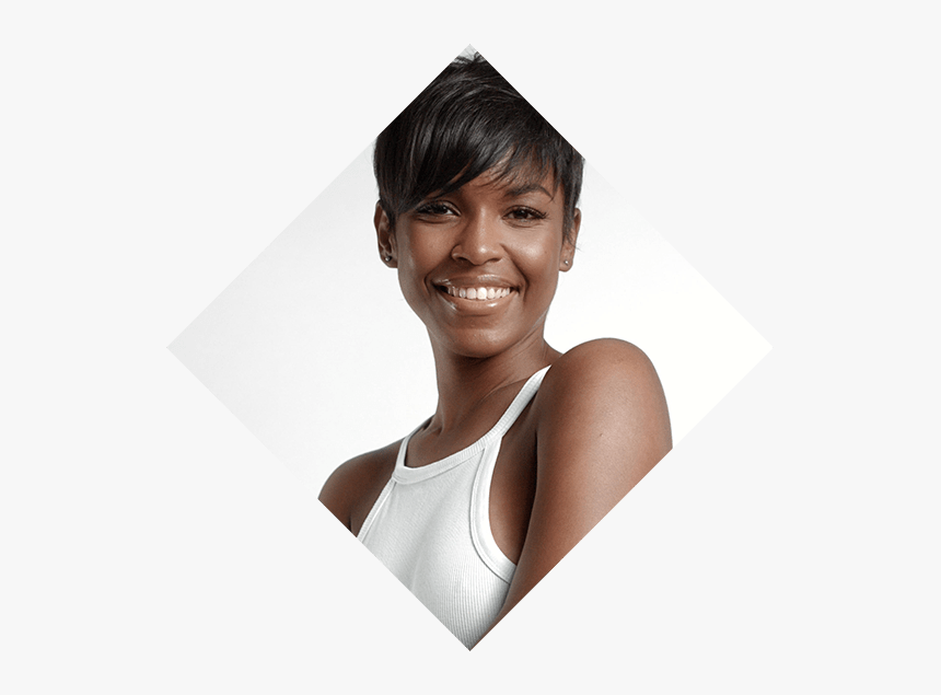 African American Woman With Beautiful Skin, Smiling - Ebony Pigment Tina Davies, HD Png Download