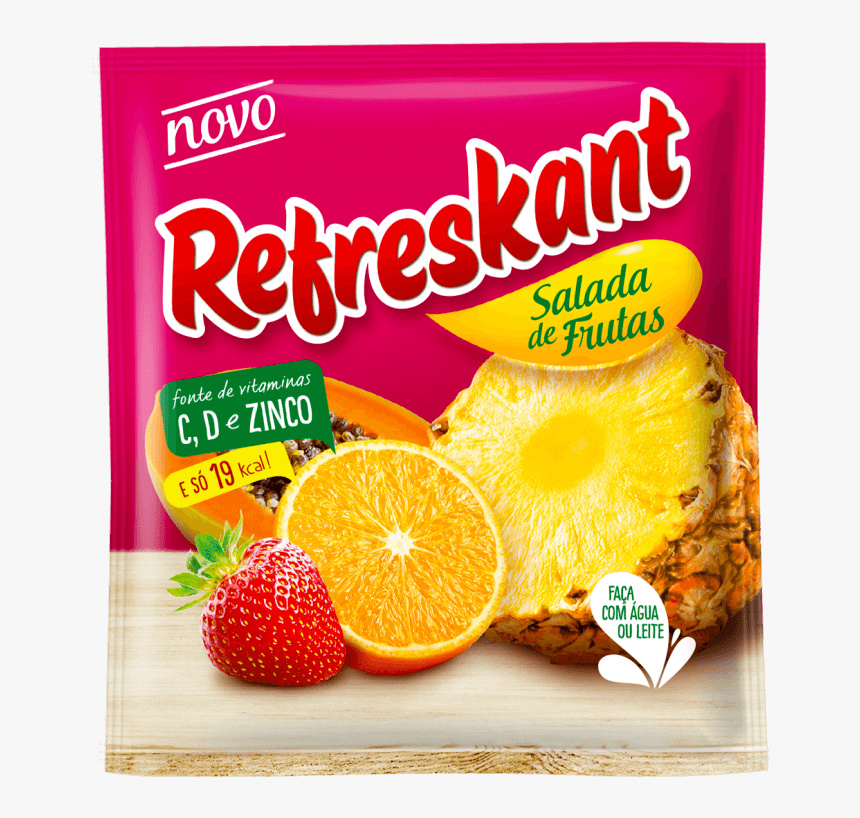 Refresco Pó Refreskant Salada De Frutas 250g 
title - Refresco Em Pó Refreskant, HD Png Download