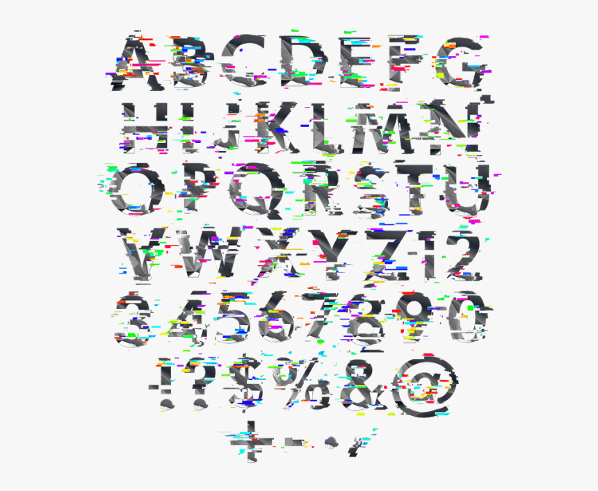 Glitch Transparent Cyber - Graphic Design, HD Png Download