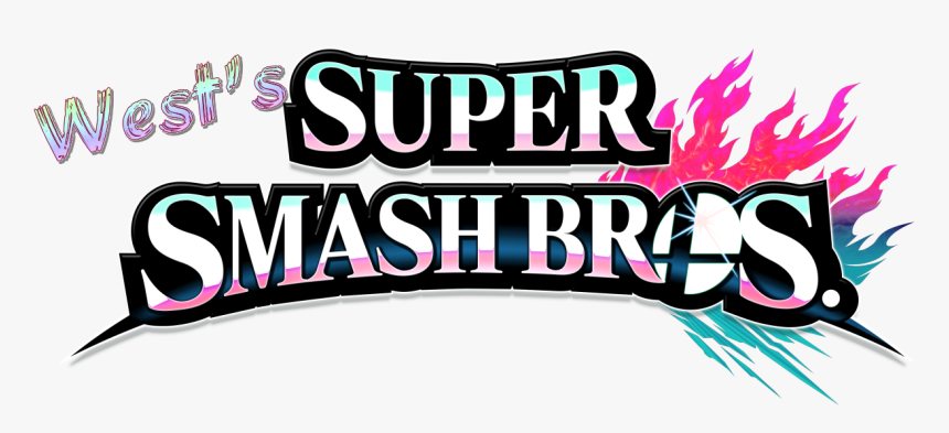 Nintendo Fanon Wiki - Green And Purple Smash Bros Logo, HD Png Download