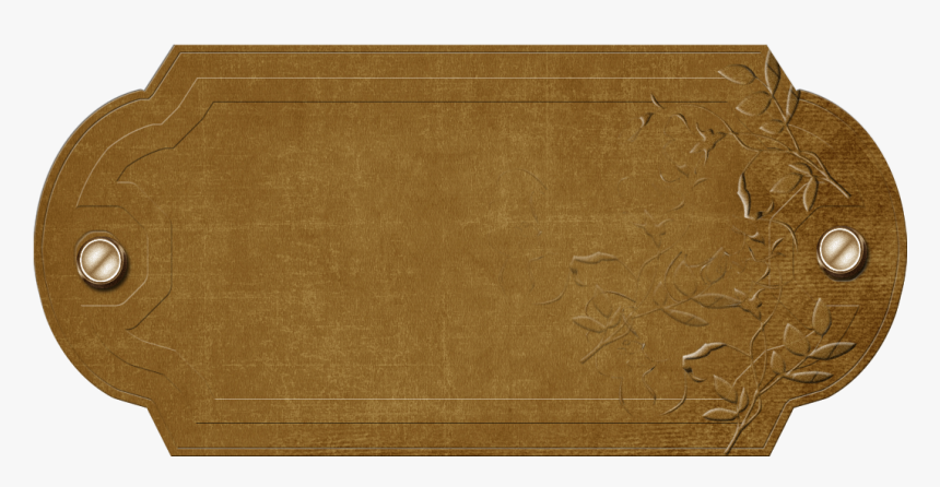 Paper Label Png - Wood, Transparent Png