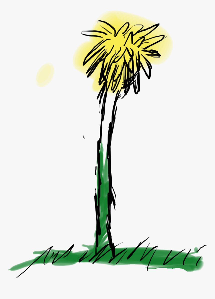 Dandelion - Illustration, HD Png Download