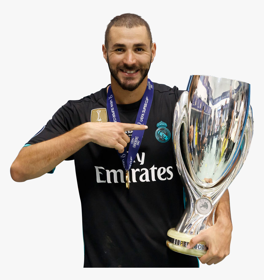 Karim Benzema render - Trophy, HD Png Download