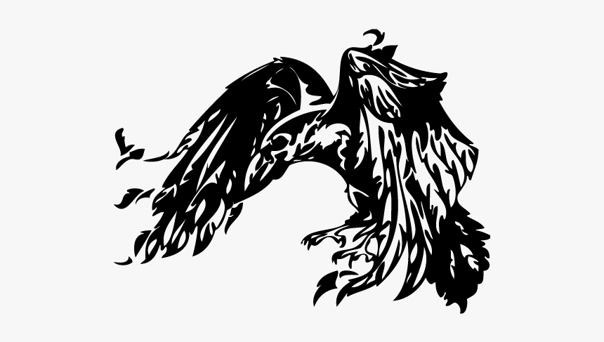 Raven Art - Raven Tattoo Vector, HD Png Download