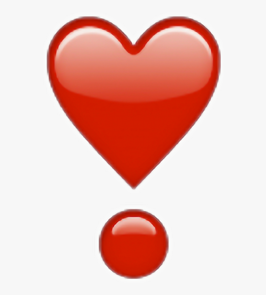 #heart #emoji #iphone - Heart, HD Png Download