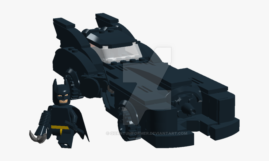 Clip Freeuse Stock Batmobile Drawing Michael Keaton - Deviantart Lego Batmobile, HD Png Download