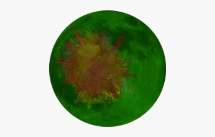 #color #smash #splash #earth #green # Smoke - Circle, HD Png Download