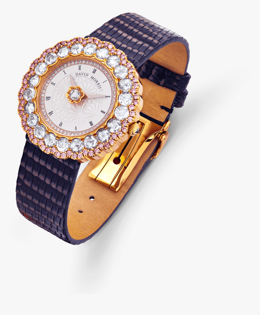 Tp 12 001 01 F2 Rose Gold Pink Diamond Timepiece - Analog Watch, HD Png Download