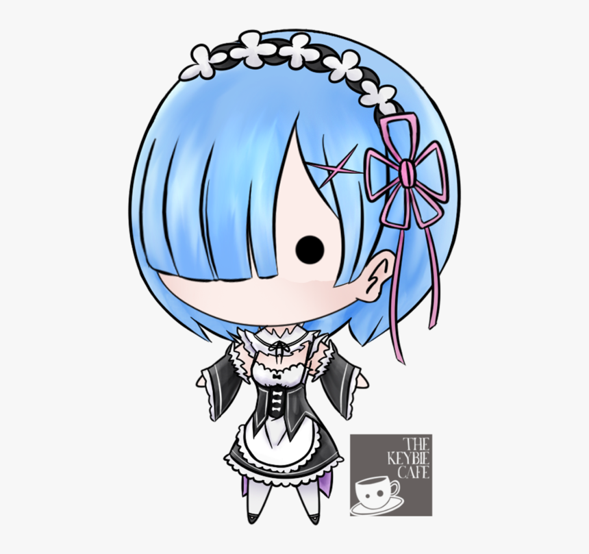 Rem Chibi Transparent, HD Png Download , Transparent Png Image - PNGitem