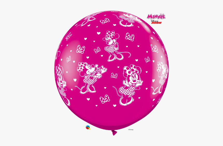 Disney Minnie Mouse A Round - Globos Bubble Disney, HD Png Download