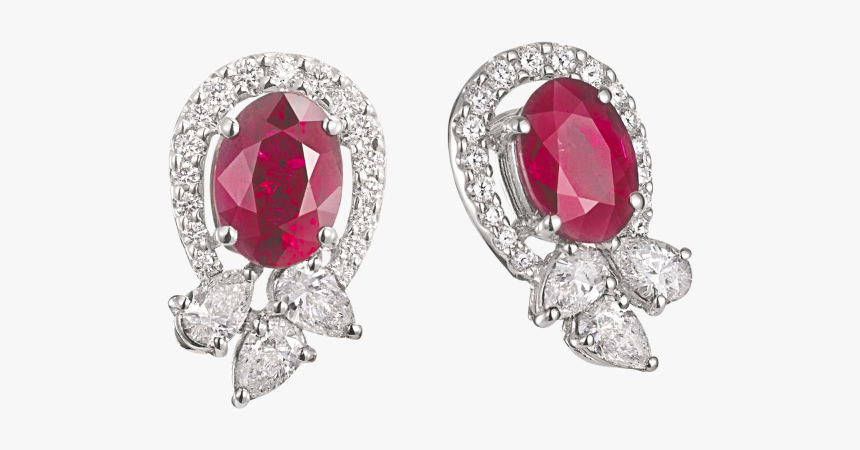 Ea1006164 - 紅寶石 耳環, HD Png Download