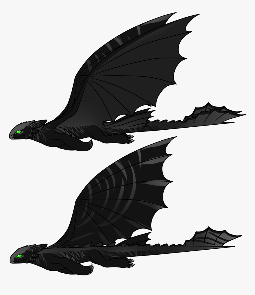 Night Fury Png - Night Fury Dance, Transparent Png