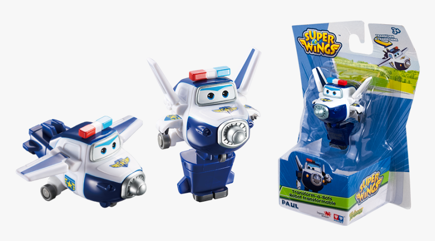 Super Wings Transforming Paul, HD Png Download