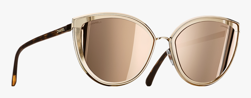 Rose Gold Chanel 4222 Sunglasses, HD Png Download