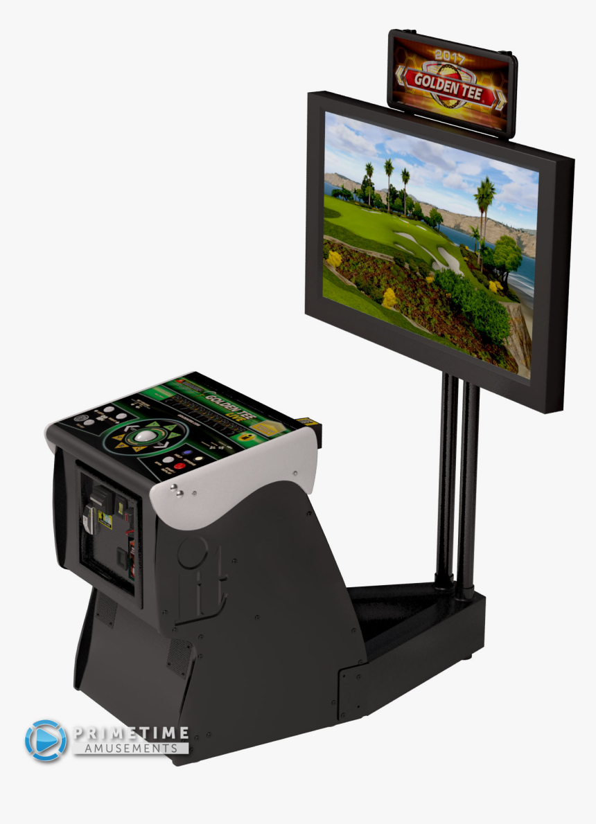 Golden Tee 2017 Live Arcade Game - Flat Panel Display, HD Png Download