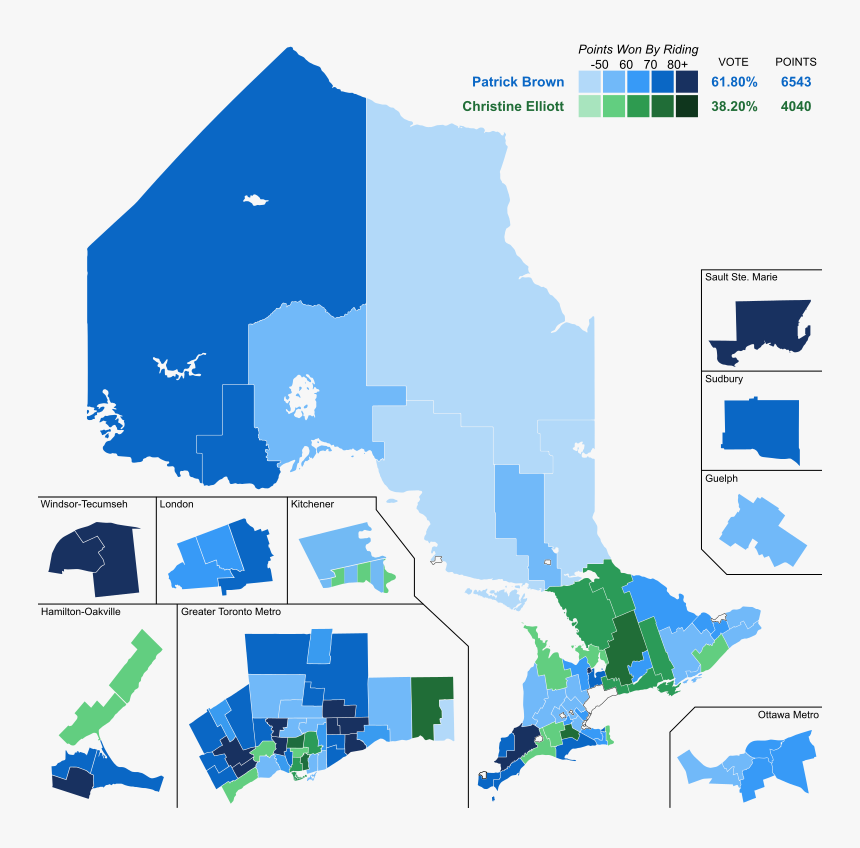 Ontario Pc Riding Results, HD Png Download