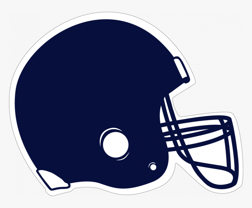 Navy Blue Football Clipart Png Transparent Stock 28 - Transparent Blue Football Helmet Clipart, Png Download