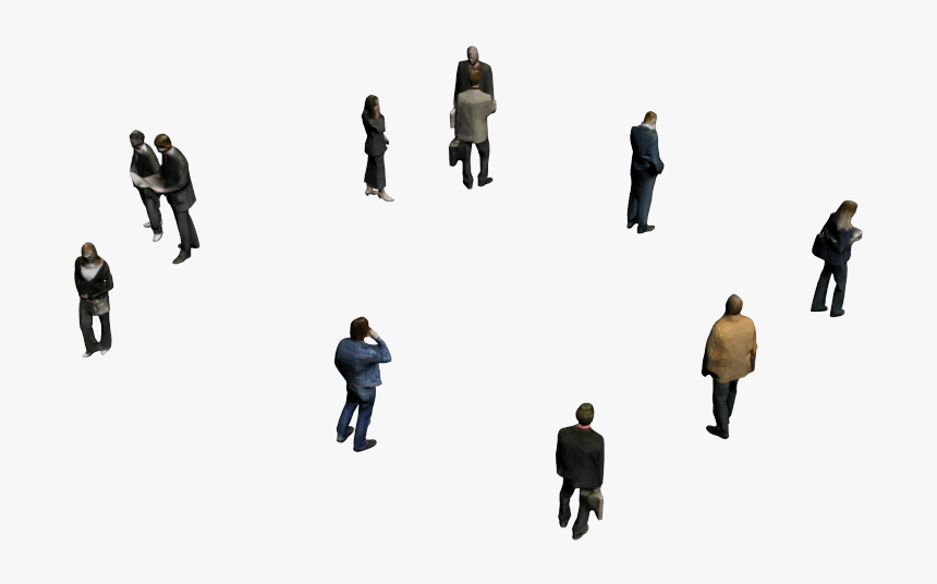 Group Of People 3ds Max Model - Snow, HD Png Download