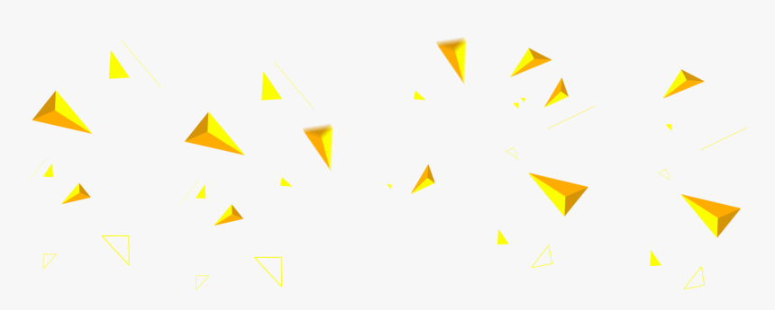 淘宝全屏背景线性图形飘浮素材 - Triangle, HD Png Download