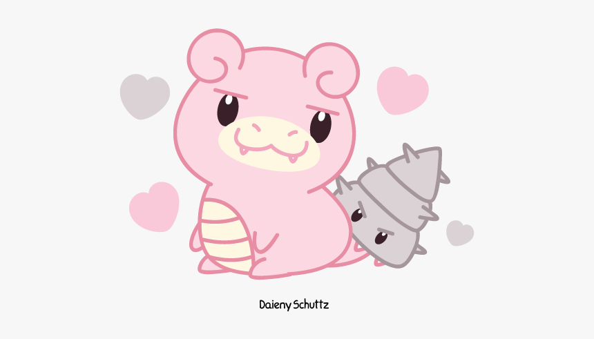 Slowbro Cute Drawing, HD Png Download