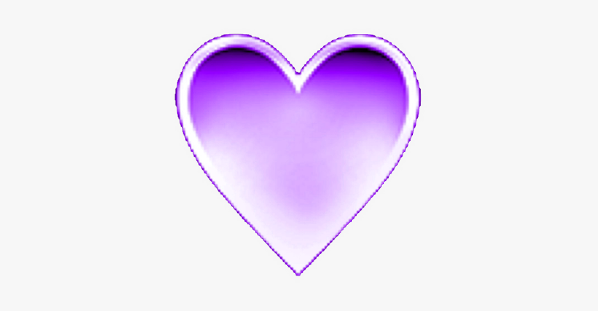 #heart #purple #emoji #japan #neon #love #lovely #ハート - Heart, HD Png Download