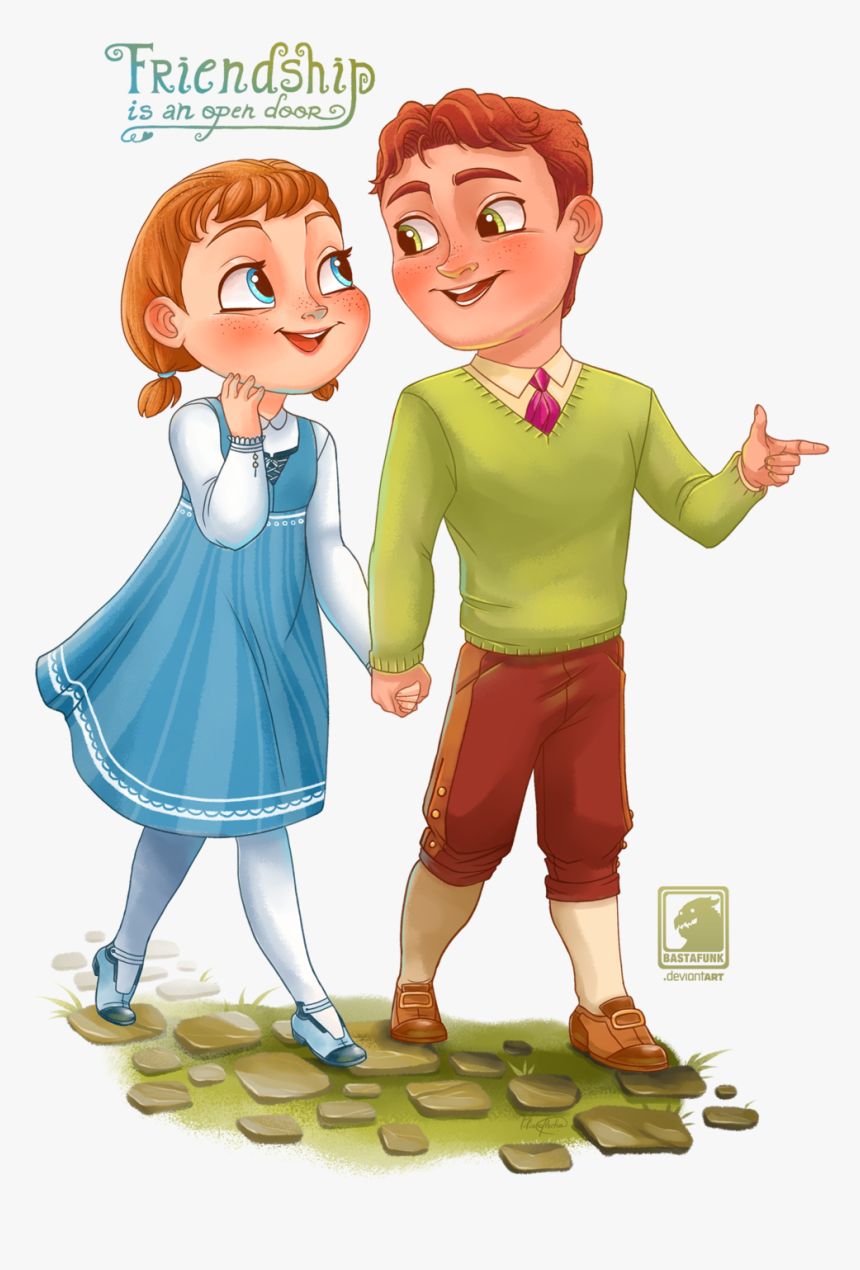 Young Anna And Hans - Young Anna And Hans Frozen, HD Png Download