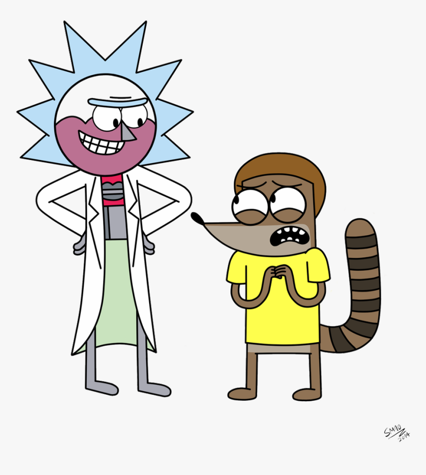 Morty And Rigby, HD Png Download