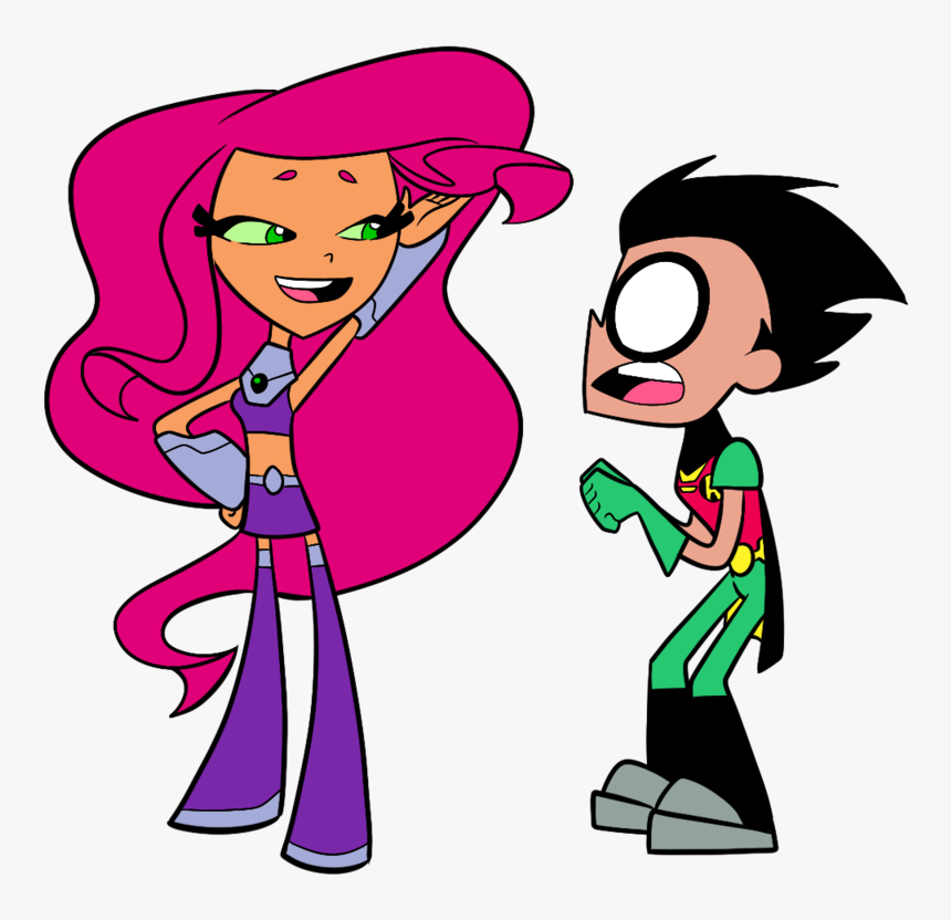 Starfire Drawing Star Fire Banner Royalty - Starfire Teen Titans Hair, HD Png Download